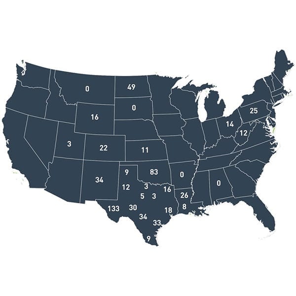 active drilling rigs January