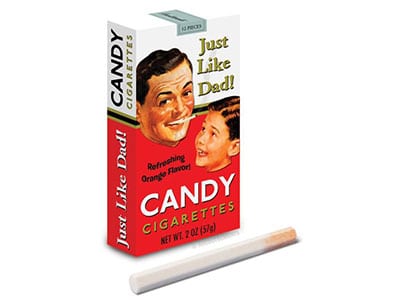 candy cigarettes from the 1970s