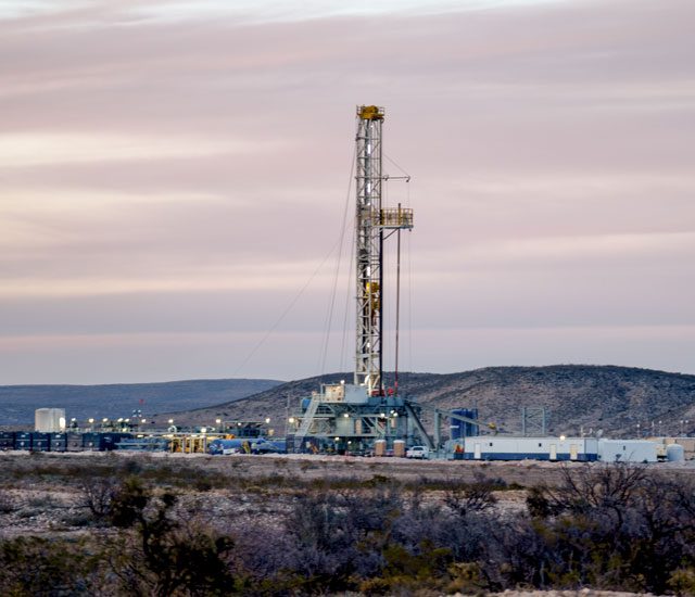 Active drilling rig in the US