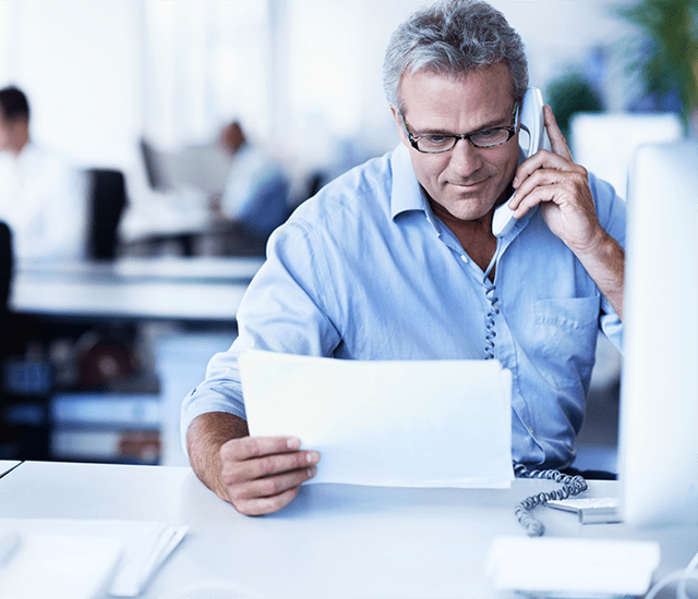 man on phone mobile Hero image