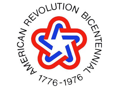 Nostalgia from the 1970s 1776 - 1976 US Bicentennial logo