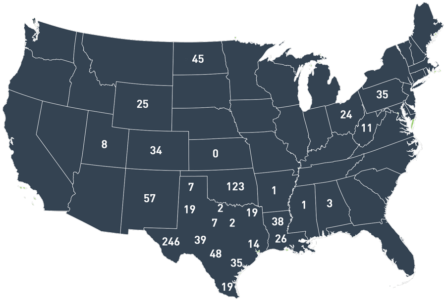 june 2017 active drilling rigs United States