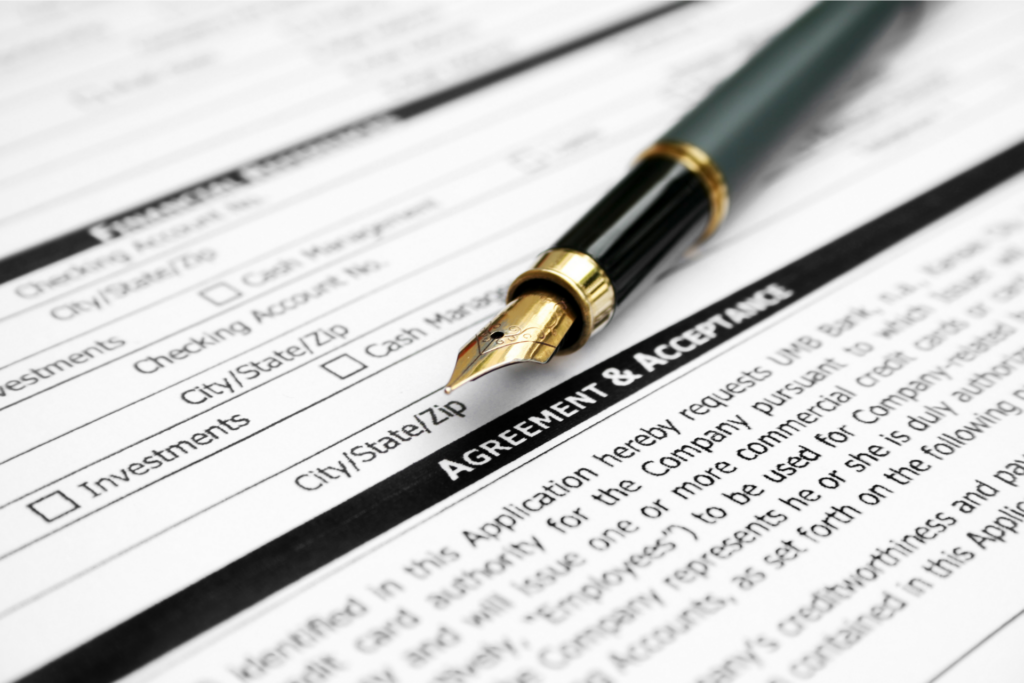 Commercial cleaning contact agreement. 